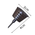 10 STÜCKE Bonsai Tools Gartenprodukte Gartengeräte Bonsai Düngerboxen mit Deckel, klein Größe: 4 x 3 cm – Bild 2