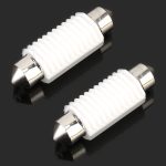 2 PCS 39 mm DC12V 1,7 W 6000K 135LM 2LEDs SMD-3030 Auto-Leselampe mit Decoder – Bild 2