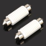 2 PCS 41 mm DC12V 1,7 W 6000K 135LM 2LEDs SMD-3030 Auto-Leselampe mit Decoder – Bild 2