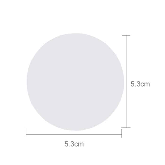 4 PCS White And Black Grid Metall Autoaufkleber Radnabenkappen Mittelabdeckung Dekoration – Bild 3