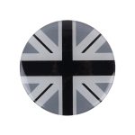 4 PCS National Flag Metall Auto Aufkleber Radnabenkappen Mittelabdeckung Dekoration – Bild 4