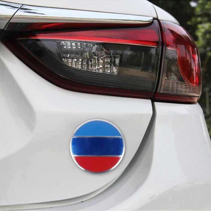 4 PCS National Flag Metall Auto Aufkleber Radnabenkappen Mittelabdeckung Dekoration – Bild 6