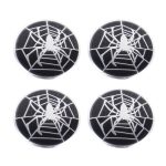 4 PCS Spider Metal Autoaufkleber Radnabenkappen Mittelabdeckung Dekoration – Bild 2
