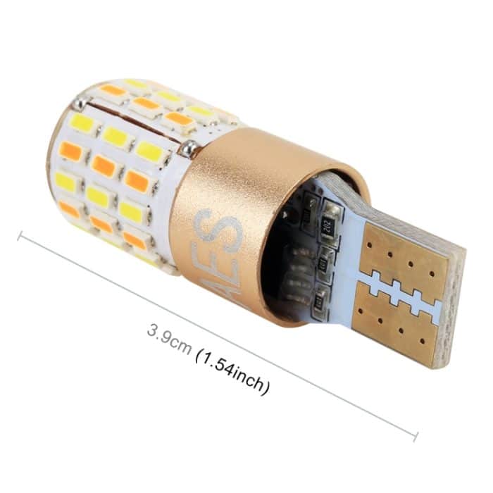 2 PCS T10 DC12V / 2.2W / 6000K / 160LM Auto-Auto-Blinker / Lauflichter (Abbiegung: Gelbes Licht; Laufen: Weißes Licht) – Bild 4