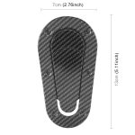 2 PCS Car Imitation Engine Lock Body Dekorativer Aufkleber – Bild 3