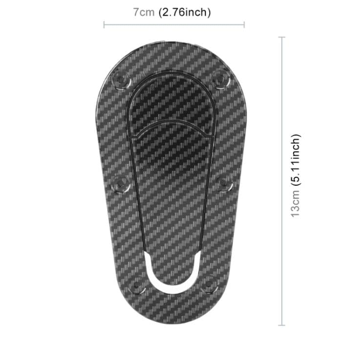 2 PCS Car Imitation Engine Lock Body Dekorativer Aufkleber – Bild 3