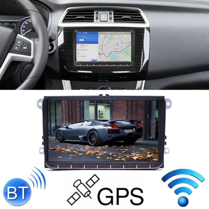 CMS1874.jpg 9093 HD 9 Zoll Auto Android 8.1 Funkempfänger MP5-Player für Volkswagen, Support FM & Bluetooth & TF-Karte & GPS & WIFI mit Dekodierung – Bild 1