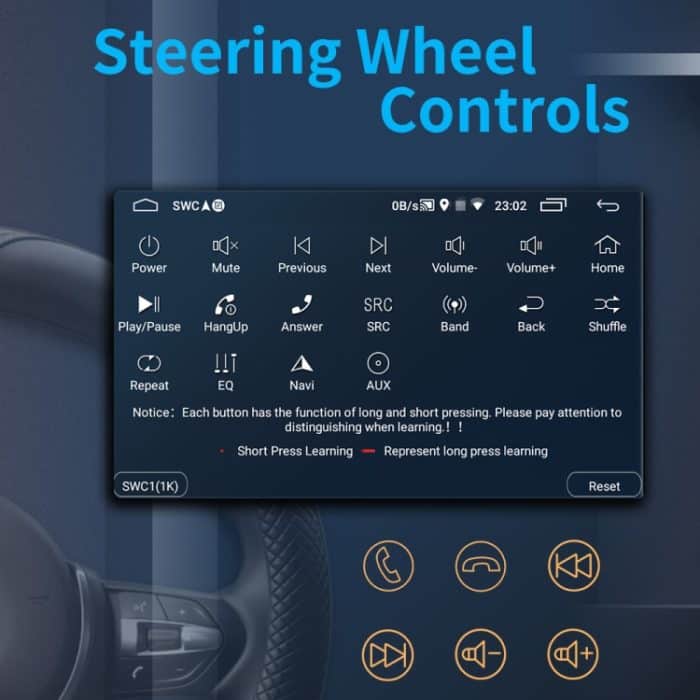 9093 HD 9 Zoll Auto Android 8.1 Funkempfänger MP5-Player für Volkswagen, Support FM & Bluetooth & TF-Karte & GPS & WIFI mit Dekodierung – Bild 13