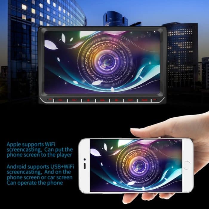 9093 HD 9 Zoll Auto Android 8.1 Funkempfänger MP5-Player für Volkswagen, Support FM & Bluetooth & TF-Karte & GPS & WIFI mit Dekodierung – Bild 15