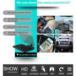 H6 Multifunktions-Auto-Smartphone-Navigation Head-Up-Displayhalter für 6-Zoll-Smartphone – Bild 9