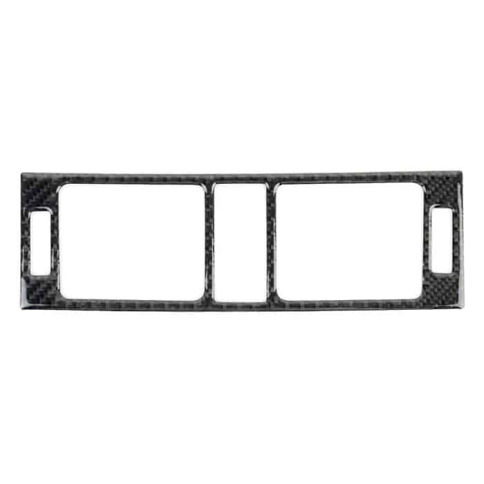 Auto Armaturenbrett Klimaanlage Rahmen Kohlefaser Dekorative Aufkleber für Mercedes-Benz W204 – Bild 2