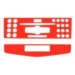 2 PCS Auto CD Einstellrahmen Carbon Faser Dekorativer Aufkleber für Mercedes-Benz W204 – Bild 3