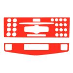 2 Stück Auto-CD-Anpassungsrahmen Kohlefaser Dekorativer Aufkleber für Mercedes-Benz W204, Rechtsfahrten – Bild 3