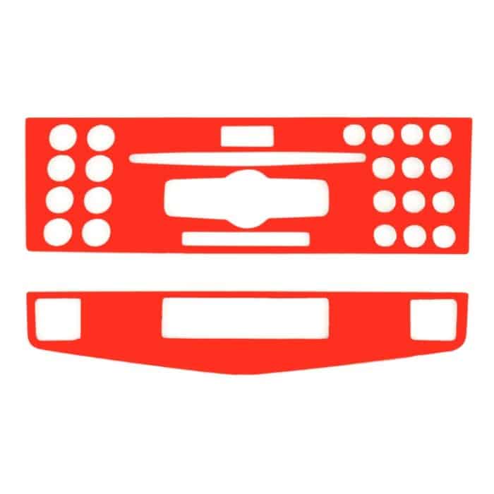 2 Stück Auto-CD-Anpassungsrahmen Kohlefaser Dekorativer Aufkleber für Mercedes-Benz W204, Rechtsfahrten – Bild 3