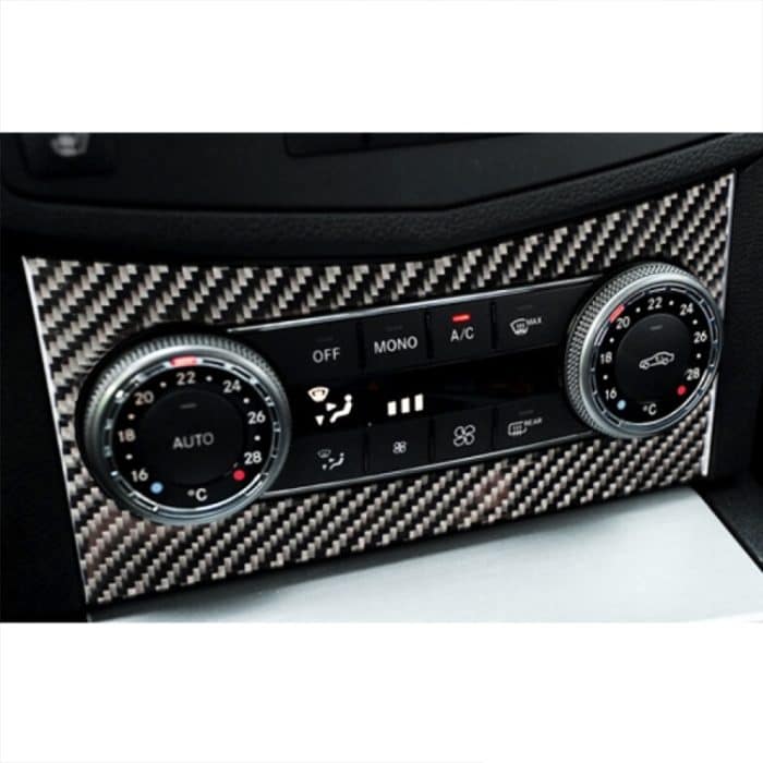 Autoklimaanlage Rahmen Carbonfaser Dekorativer Aufkleber für Mercedes-Benz W204 – Bild 6