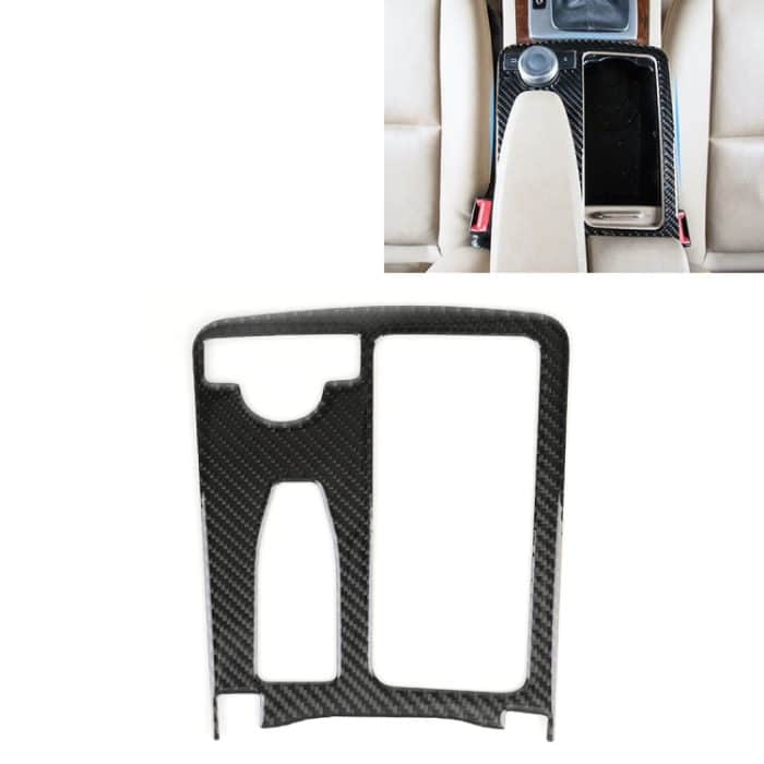 Auto links fahren Wasserbecher Panel Kohlefaser dekorative Aufkleber für Mercedes-Benz W204 – Bild 1