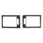 2 PCS Auto Armaturenbrett rechter und linker Luftauslassrahmen Carbonfaser-Aufkleber für Mercedes-Benz W204 – Bild 2