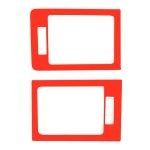 2 PCS Auto Armaturenbrett rechter und linker Luftauslassrahmen Carbonfaser-Aufkleber für Mercedes-Benz W204 – Bild 3