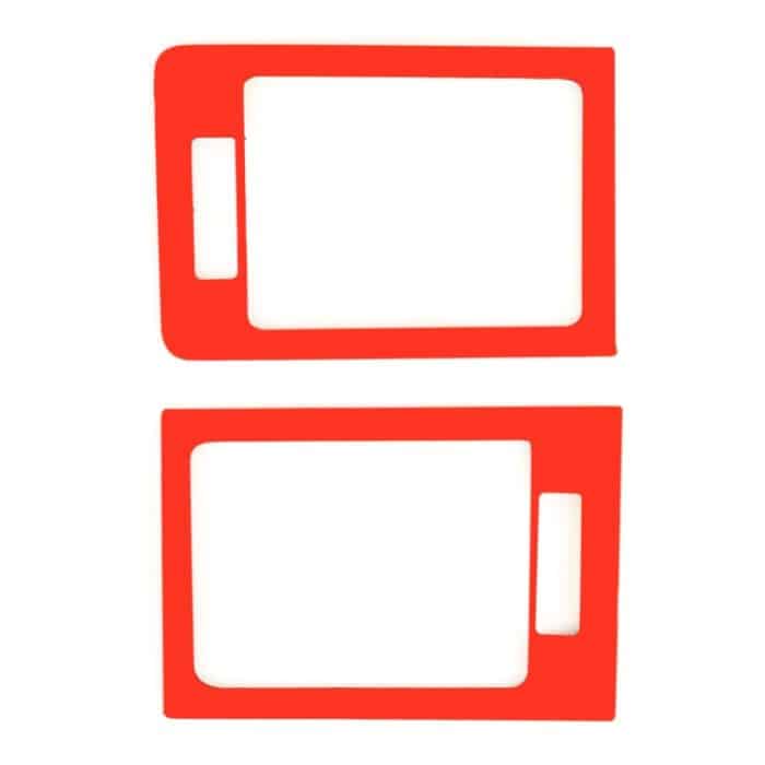 2 PCS Auto Armaturenbrett rechter und linker Luftauslassrahmen Carbonfaser-Aufkleber für Mercedes-Benz W204 – Bild 3