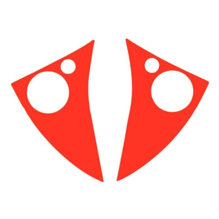 2 PCS Autolenkradknopf Carbonfaser-Aufkleber für Mercedes-Benz W204 – Bild 3