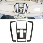 3 PCS Car Front Dome Light Panel Karbonfaser-Aufkleber für Mercedes-Benz W204