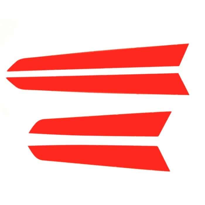 4 PCS Autotürverkleidung Carbonfaser Aufkleber für Mercedes-Benz W204 – Bild 3