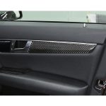4 PCS Autotürverkleidung Carbonfaser Aufkleber für Mercedes-Benz W204 – Bild 6