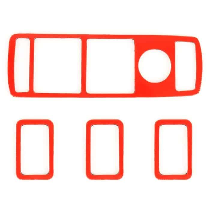 4 PCS Car Window Lift Panel Carbonfaser-Aufkleber für Mercedes-Benz W204 – Bild 3