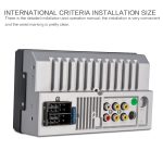 7018b 7,0-Zoll-HD-Touchscreen-Dual-DIN-Autoradio-Bluetooth-Stereo MP3 / MP4 / MP5-Player mit Fernbedienung, mit Rückfahrkamera, 6800-Modul, Unterstützung FM / TF-Karte / USB-Flash-Festplatte – Bild 13