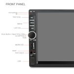 7018b 7,0-Zoll-HD-Touchscreen-Dual-DIN-Autoradio-Bluetooth-Stereo MP3 / MP4 / MP5-Player mit Fernbedienung, mit Rückfahrkamera, 6800-Modul, Unterstützung FM / TF-Karte / USB-Flash-Festplatte – Bild 14