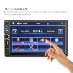 7018b 7,0-Zoll-HD-Touchscreen-Dual-DIN-Autoradio-Bluetooth-Stereo MP3 / MP4 / MP5-Player mit Fernbedienung, mit Rückfahrkamera, 6800-Modul, Unterstützung FM / TF-Karte / USB-Flash-Festplatte – Bild 6