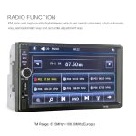 7018b 7,0-Zoll-HD-Touchscreen-Dual-DIN-Autoradio-Bluetooth-Stereo MP3 / MP4 / MP5-Player mit Fernbedienung, mit Rückfahrkamera, 6800-Modul, Unterstützung FM / TF-Karte / USB-Flash-Festplatte – Bild 9