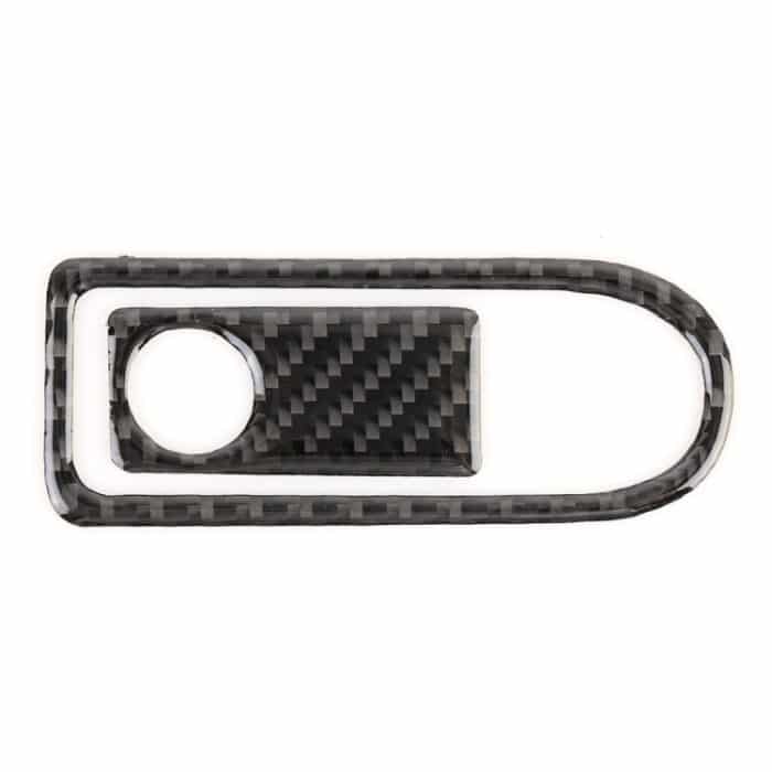 2 PCS Auto Beifahrersitz Aufbewahrungsbox Griff Kohlefaser Dekorativer Aufkleber für Mercedes-Benz W204 – Bild 2