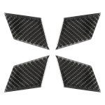 4 PCS Autotür Innengriff Handgelenkplatte Kohlefaser Dekorativer Aufkleber für Mercedes-Benz W204 – Bild 2
