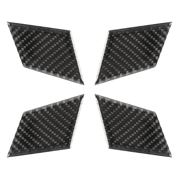 4 PCS Autotür Innengriff Handgelenkplatte Kohlefaser Dekorativer Aufkleber für Mercedes-Benz W204 – Bild 2
