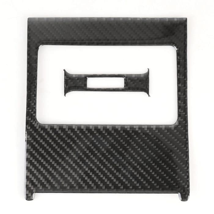 2 PCS Auto Heckauslassrahmen Carbonfaser Dekorativer Aufkleber für Mercedes-Benz W204 – Bild 2