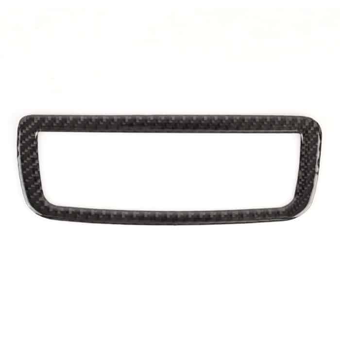 Auto Heckkuppel Lichtplatte Carbon Faser Dekorativer Aufkleber für Mercedes-Benz W204 – Bild 2