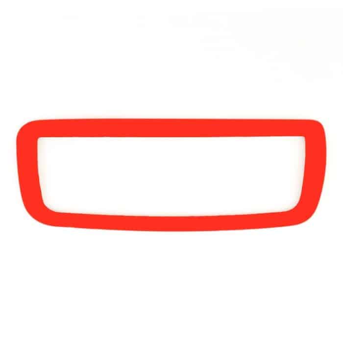 Auto Heckkuppel Lichtplatte Carbon Faser Dekorativer Aufkleber für Mercedes-Benz W204 – Bild 3