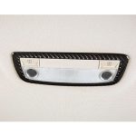 Auto Heckkuppel Lichtplatte Carbon Faser Dekorativer Aufkleber für Mercedes-Benz W204 – Bild 6