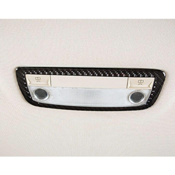 Auto Heckkuppel Lichtplatte Carbon Faser Dekorativer Aufkleber für Mercedes-Benz W204 – Bild 6