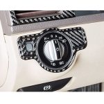3 PCS Autoscheinwerfer-Schalttafel Carbonfaser-Aufkleber für Mercedes-Benz W204 – Bild 6