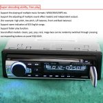 JSD-520 Autoradio Radio MP3 Audio Player Unterstützung Bluetooth Freisprechen / FM / USB / SD – Bild 8