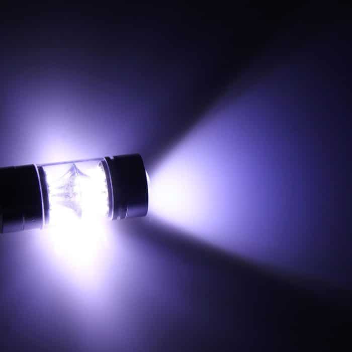 H1 100 W 850 LM 7000 K 20 SMD-2828-LEDs Auto-Nebelscheinwerfer, DC 12–24 V, H1 – Bild 7