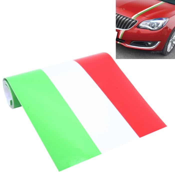 CMS22181.jpg 2m Italien Flagge Auto Plastikfolie Aufkleber Aufkleber Film – Bild 1
