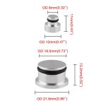 5 PCS Car Modified Einlasskrümmer Wirbelklappenrohlinge Ansaugkrümmerventil Zylinderkopfschraube X8R0077 / 55210202/55210201 für Alfa Romeo – Bild 3