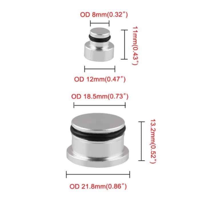 5 PCS Car Modified Einlasskrümmer Wirbelklappenrohlinge Ansaugkrümmerventil Zylinderkopfschraube X8R0077 / 55210202/55210201 für Alfa Romeo – Bild 3