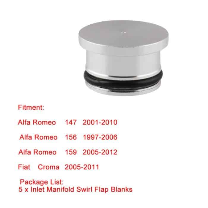 5 PCS Car Modified Einlasskrümmer Wirbelklappenrohlinge Ansaugkrümmerventil Zylinderkopfschraube X8R0077 / 55210202/55210201 für Alfa Romeo – Bild 6