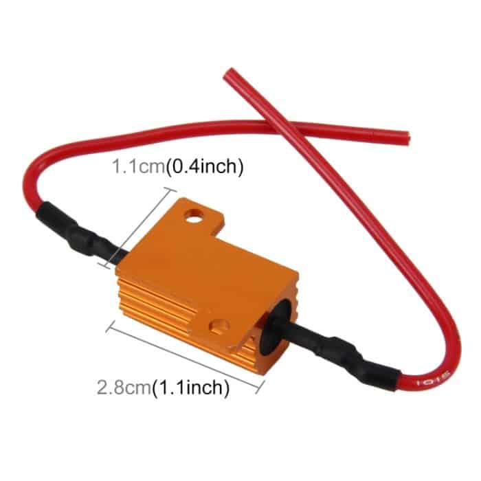 2 PCS Car Canbus Fehler Canceller Decoder Lastwiderstand LED 25W 25 Ohm Kein blinkender Decoder – Bild 3