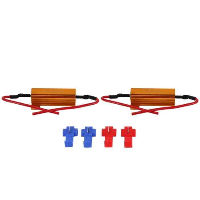 2 PCS Car Canbus Fehler Canceller Decoder Lastwiderstand LED 50W 8 Ohm Kein blinkender Decoder – Bild 6