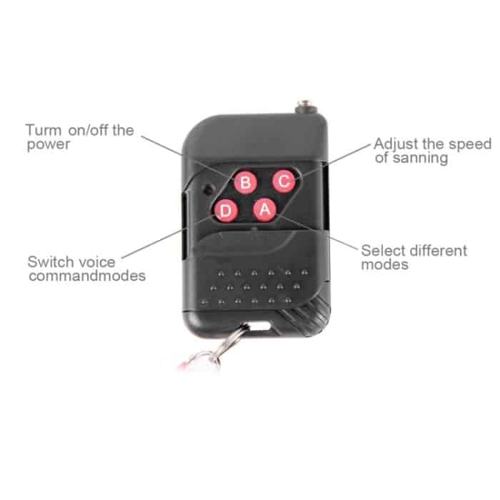 5050 20 W 48 LED RGB-Auto-LKW-Fernbedienung Buntes Knight Rider LED-Stroboskop-Scanner-Blitzlichtband, DC 12 V Kabellänge: 130 cm, 0 – Bild 3